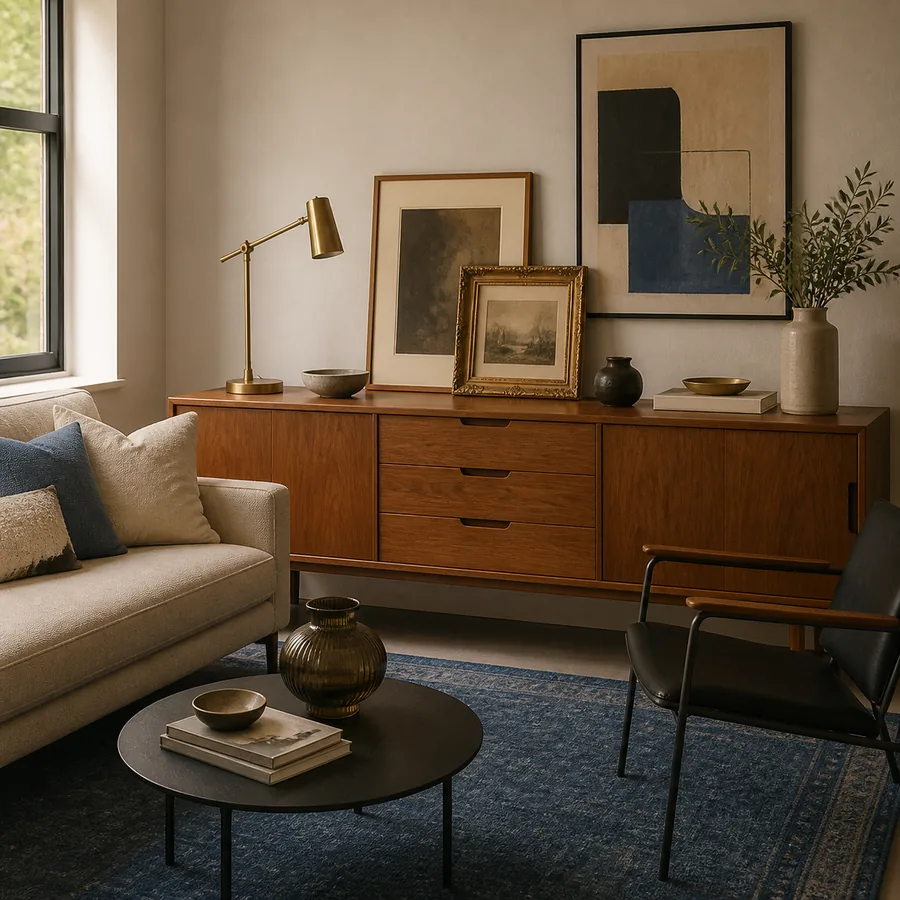 Vintage Modern Mix room example