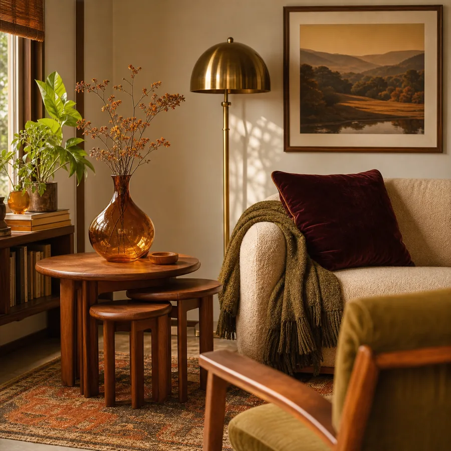 70s Vintage Decor room example